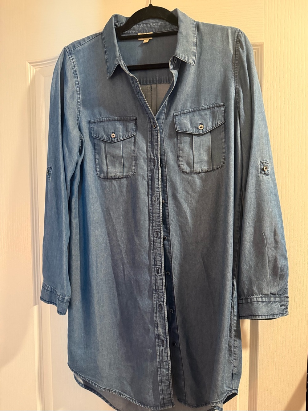 Women's Light Blue Denim Shirt/dress